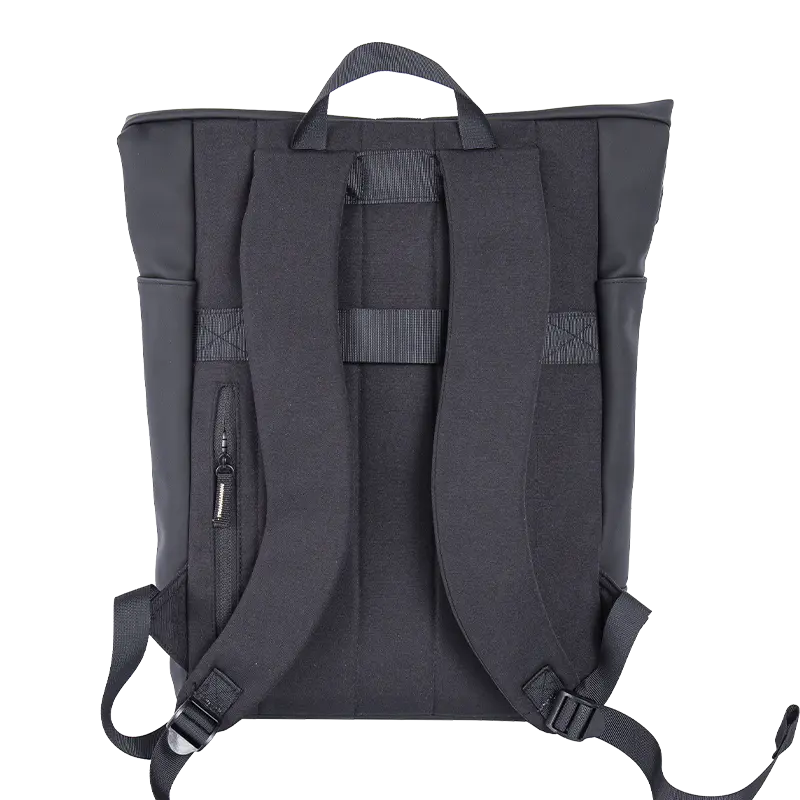 Waterproof Roll-Top Backpack with 16-Inch Laptop Compartment