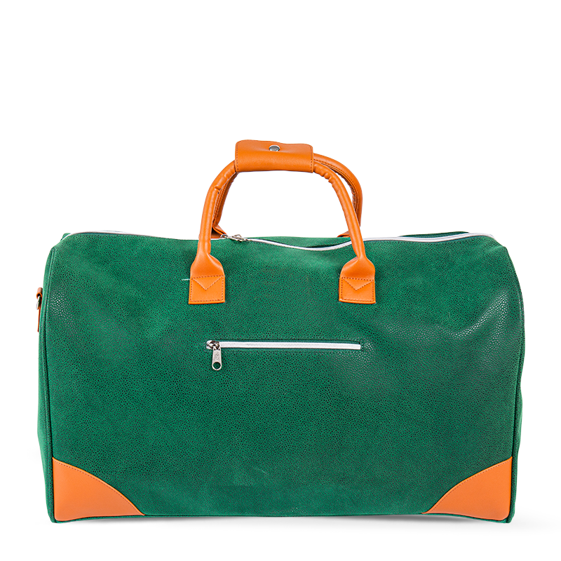 Unisex yeşil tam set premium seyahat tote çanta